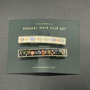 Rifle Paper Co Enamel Hair Clip Set